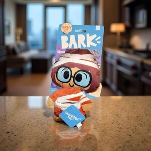 New Scooby Doo Bark Box Thrasher Mummy Velma Size S/M Dog Toy